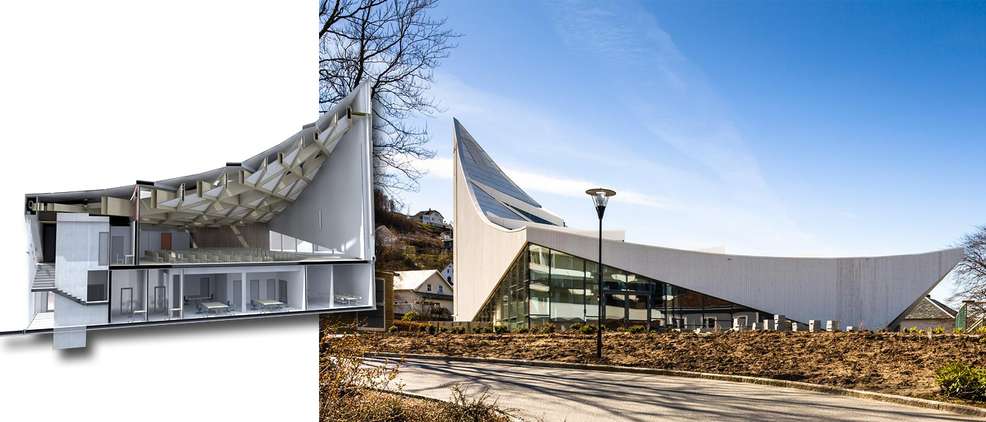 Проект новой церкви разработан в одном из ведущих скандинавских архитектурных бюро LINK Arkitektur